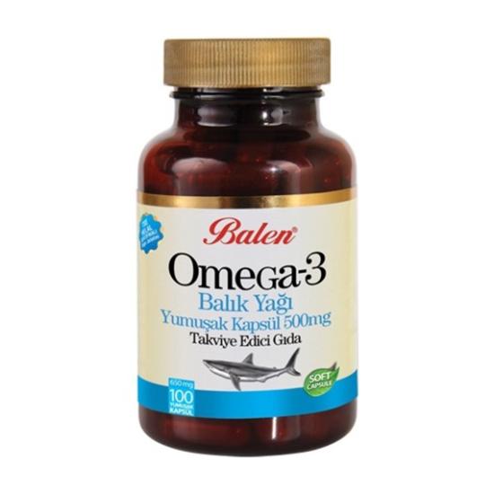 Balen Omega 3 Balık Yağı Yumuşak Kapsül 500 Mg