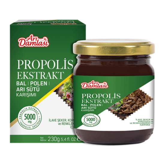 Propolis Ekstrakt & Bal & Polen & Arı Sütü Karışımı 230 gr